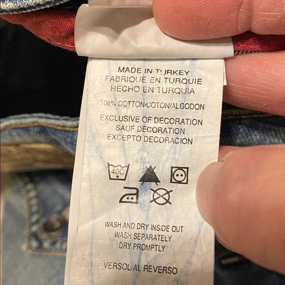 Tommy Hilfiger Denim Heritage ROBIN Dark Wash Flare New Jeans Size 28 x 32” - Picture 6 of 16